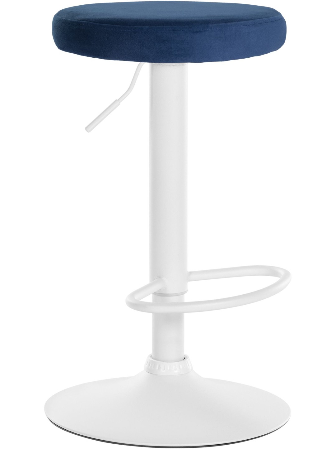 Barkruk Ponte fluweel, blauw