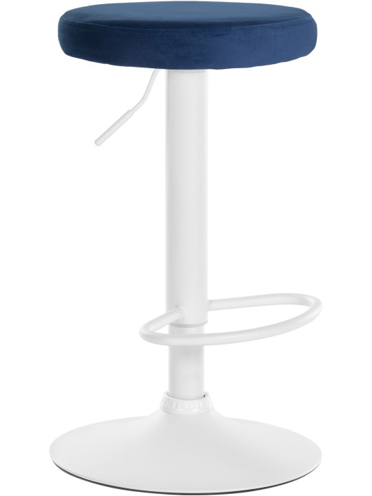 Barkruk Ponte fluweel, blauw
