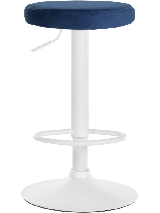 Barkruk Ponte fluweel, blauw