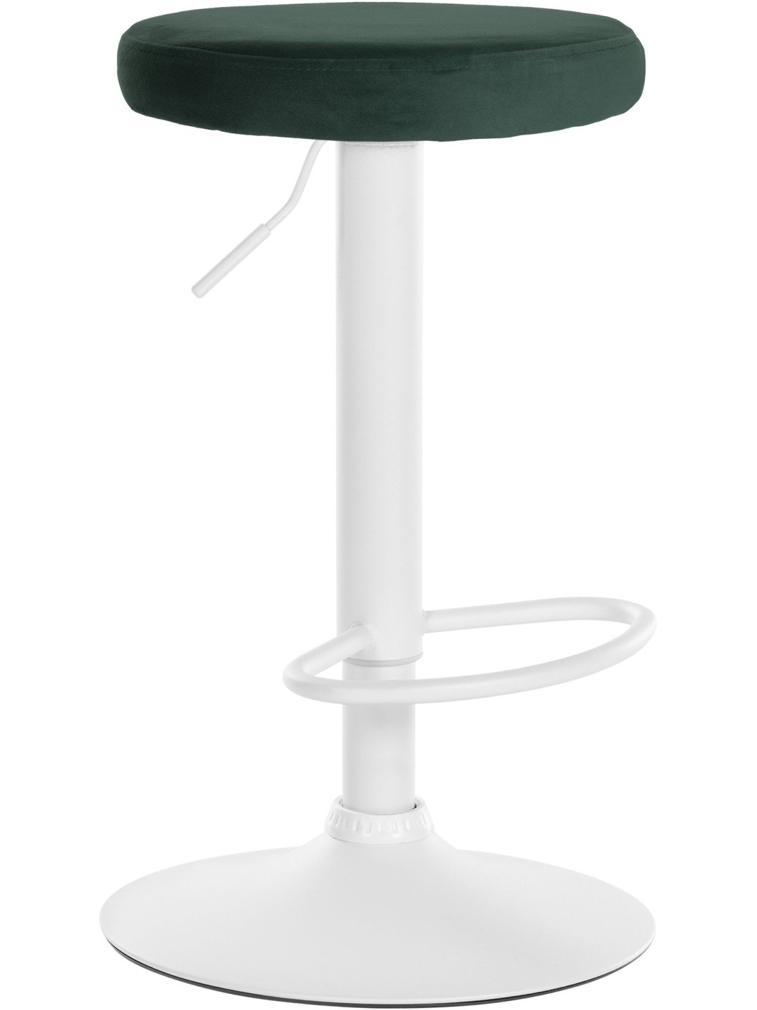 Barkruk Ponte fluweel, groen