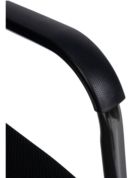 Set van 2 bezoekersstoelen Denny, zwart