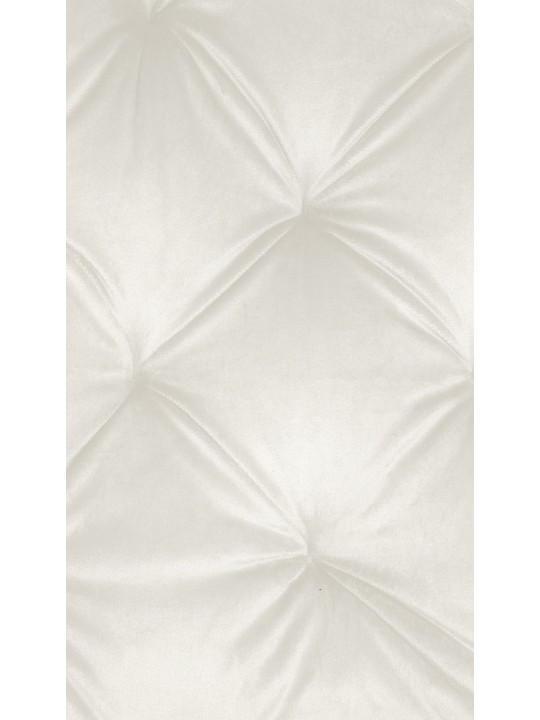 Stanley fluwelen eetkamerstoel, crème