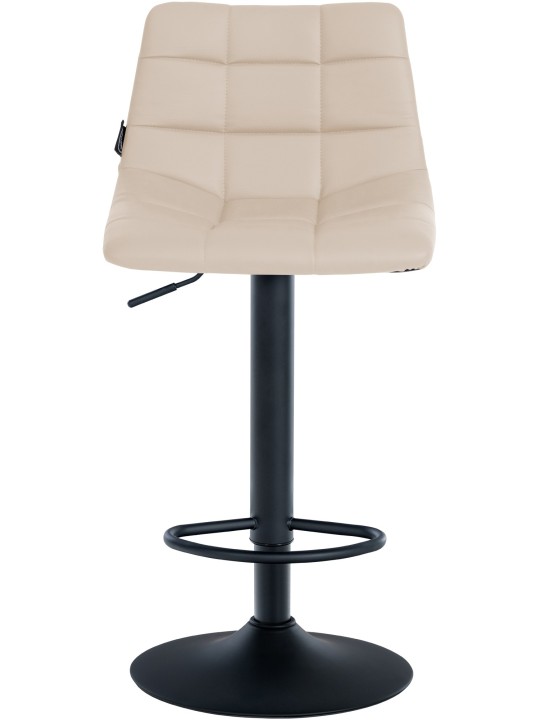 Set van 2 barkrukken Jerry kunstleer, crème