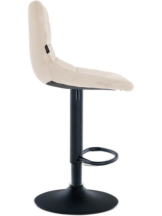 Set van 2 barkrukken Jerry fluweel, crème Set van 2 barkrukken Jerry fluweel, crème