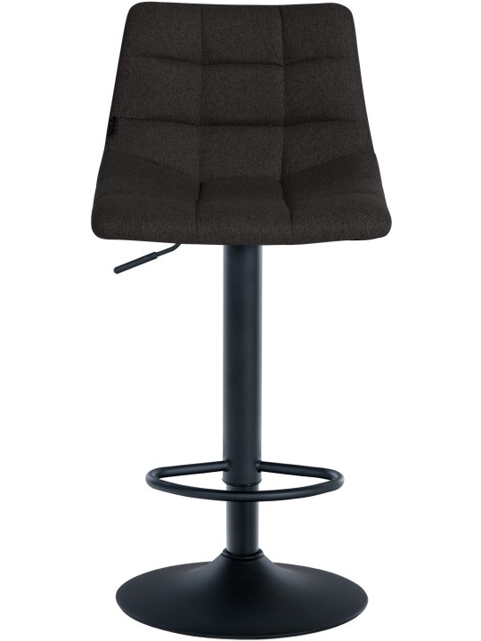 Set van 2 barkrukken Jerry stof, zwart