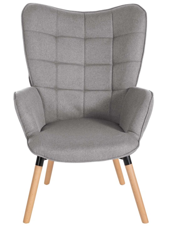 Fauteuil Tuinstof, grijs