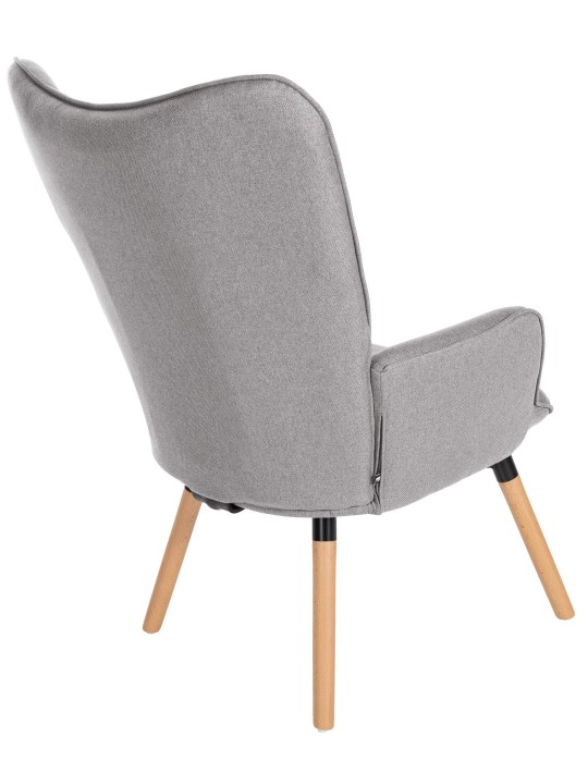 Fauteuil Tuinstof, grijs