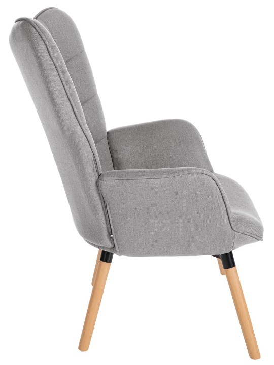 Fauteuil Tuinstof, grijs