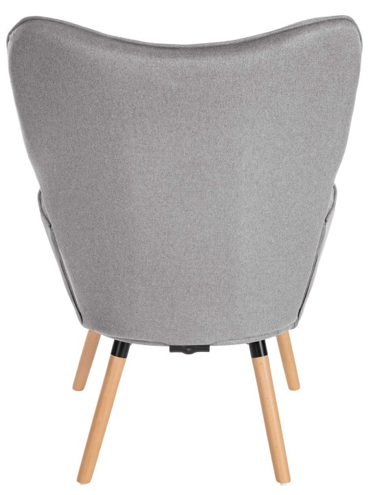 Fauteuil Tuinstof, grijs