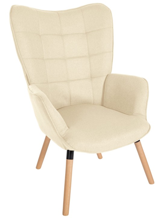 Fauteuil Tuinstof, crème