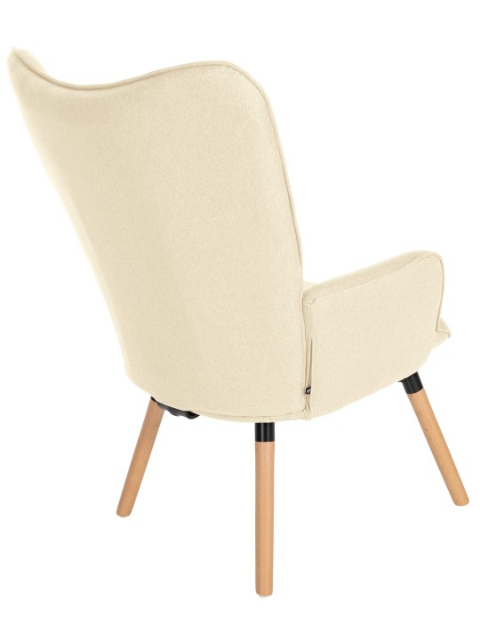 Fauteuil Tuinstof, crème