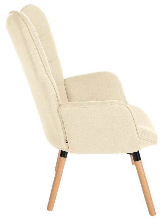 Fauteuil Tuinstof, crème