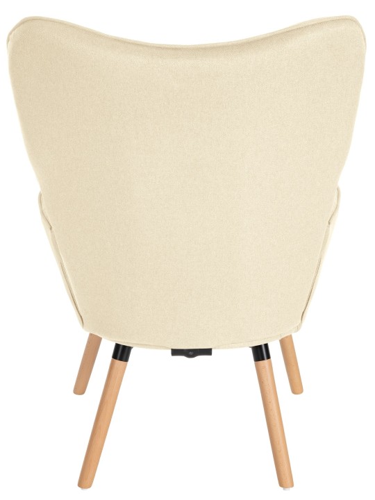 Fauteuil Tuinstof, crème