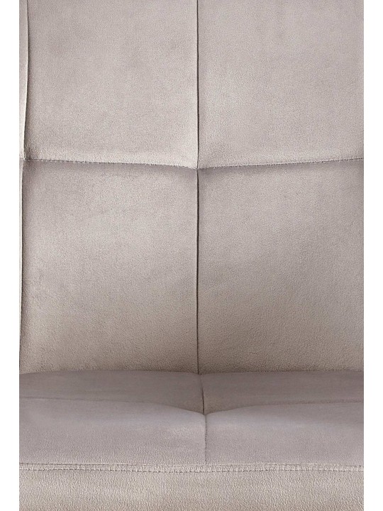 Bezoekersstoel Emia fluweel, lichtgrijs Bezoekersstoel Emia fluweel, lichtgrijs