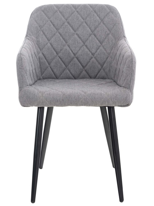 Eetkamerstoel Shila stof, grijs