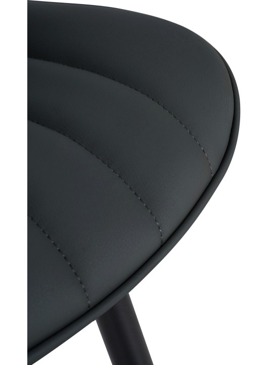 Set van 2 stoelen Brady kunstleer, zwart