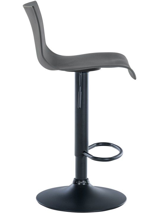 Barkruk Branford kunststof, grijs