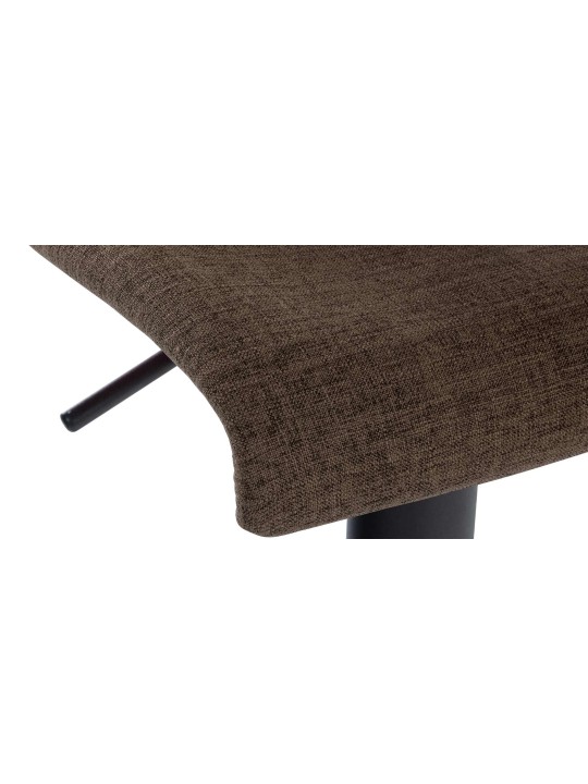 Barkruk Branford stof, bruin