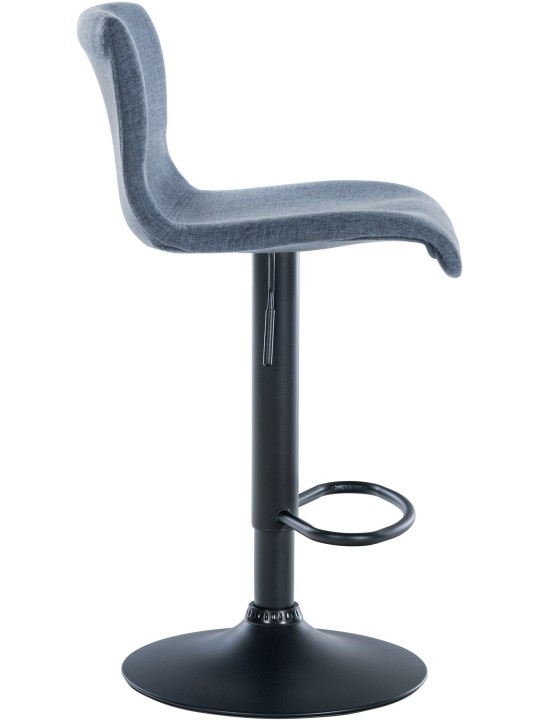 Barkruk Branford stof, blauw