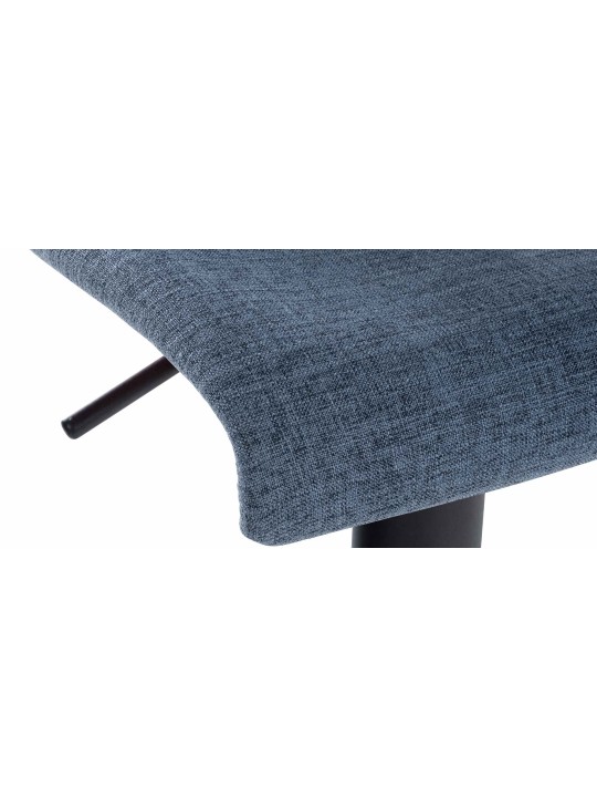 Barkruk Branford stof, blauw