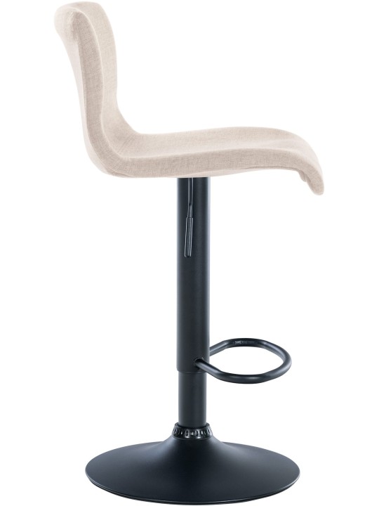 Barkruk Branford stof, crème