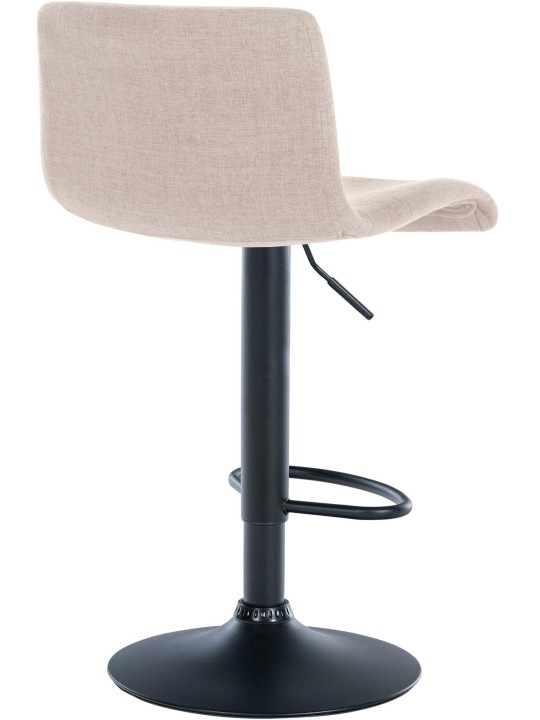 Barkruk Branford stof, crème