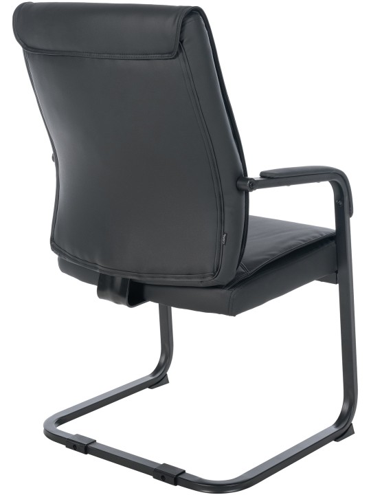 XL bezoekersstoel Anubis, zwart/zwart