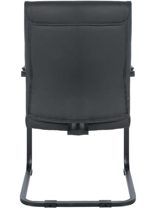 XL bezoekersstoel Anubis, zwart/zwart