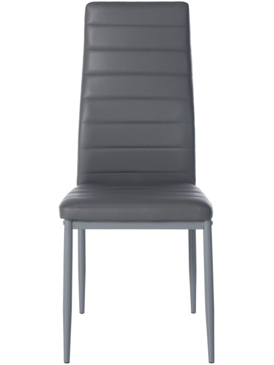 Eetkamerstoel Mayfair kunstleer, grijs Eetkamerstoel Mayfair kunstleer, grijs