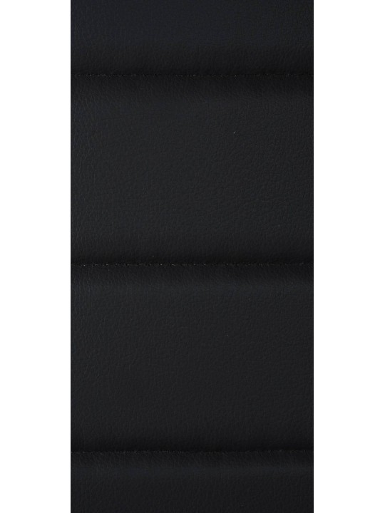 Set van 6 eetkamerstoelen Mayfair kunstleer, zwart