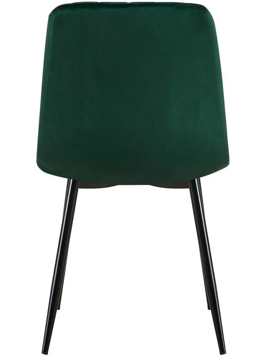 Stoel Dijon fluweel, groen Stoel Dijon fluweel, groen