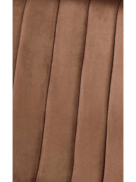 Stoel Dijon fluweel, bruin Stoel Dijon fluweel, bruin