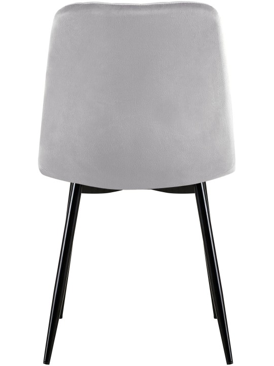 Stoel Dijon fluweel, grijs Stoel Dijon fluweel, grijs