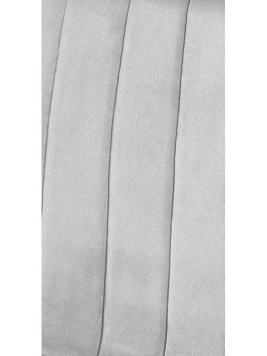 Set van 4 stoelen Dijon fluweel, grijs