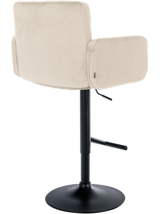 Barkruk Los Angeles fluweel, crème Barkruk Los Angeles fluweel, crème