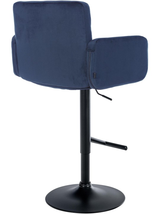 Barkruk Los Angeles fluweel, blauw Barkruk Los Angeles fluweel, blauw