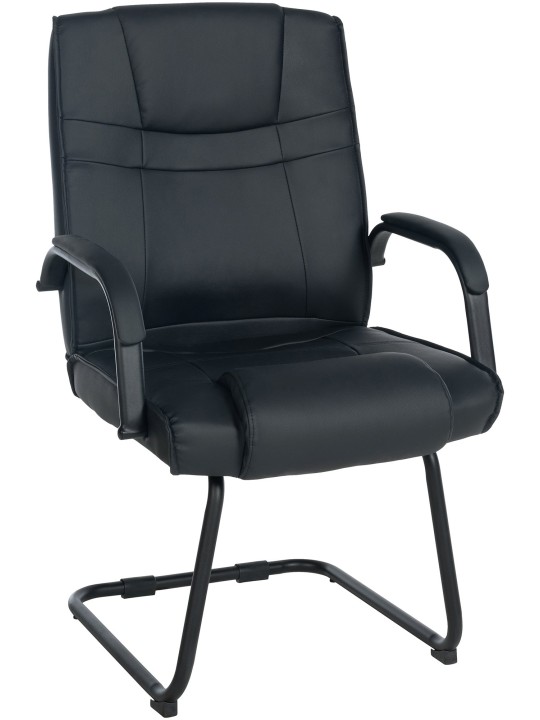 Bezoekersstoel Attila, zwart/zwart Bezoekersstoel Attila, zwart/zwart