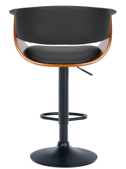 Set van 2 barkrukken Vestaals kunstleer, walnoot/zwart Set van 2 barkrukken Vestaals kunstleer, walnoot/zwart