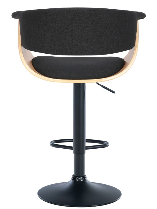 Set van 2 barkrukken Vestaalse stof, naturel/zwart Set van 2 barkrukken Vestaalse stof, naturel/zwart