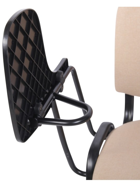 Ken stoel met klaptafel stof, crème