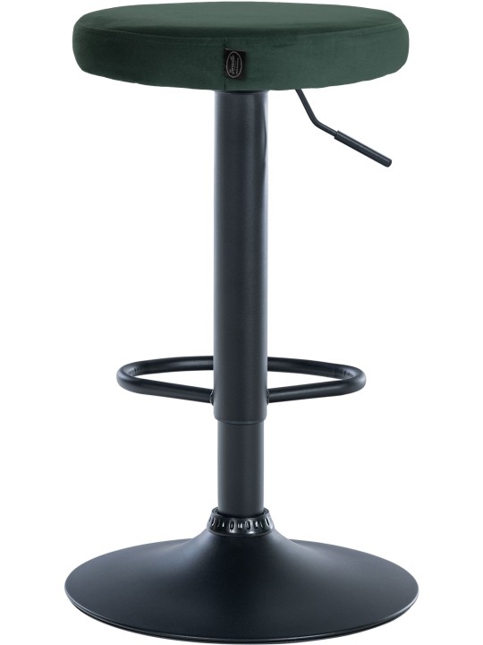 Set van 2 barkrukken Ponte fluweel, groen Set van 2 barkrukken Ponte fluweel, groen