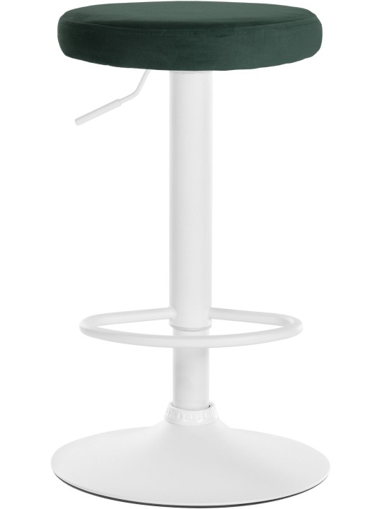 Set van 2 barkrukken Ponte fluweel, groen