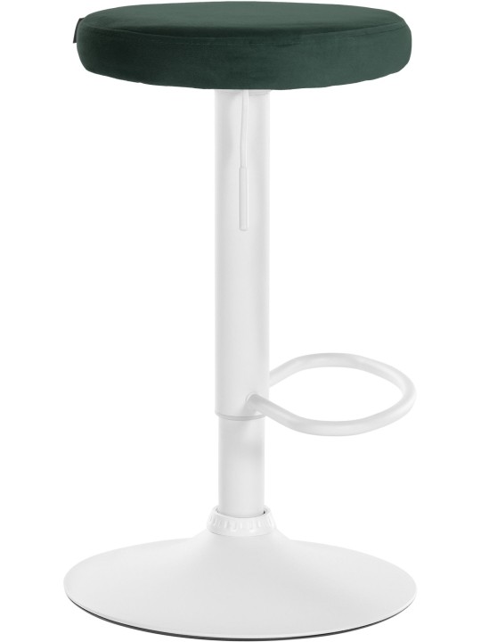 Set van 2 barkrukken Ponte fluweel, groen