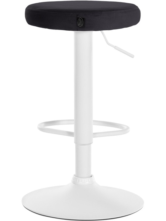 Set van 2 barkrukken Ponte fluweel, zwart Set van 2 barkrukken Ponte fluweel, zwart