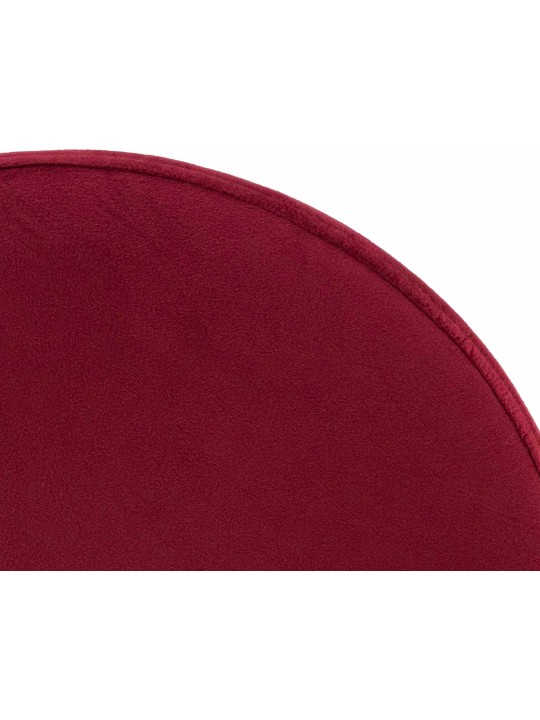 Set van 2 barkrukken Ponte fluweel, rood