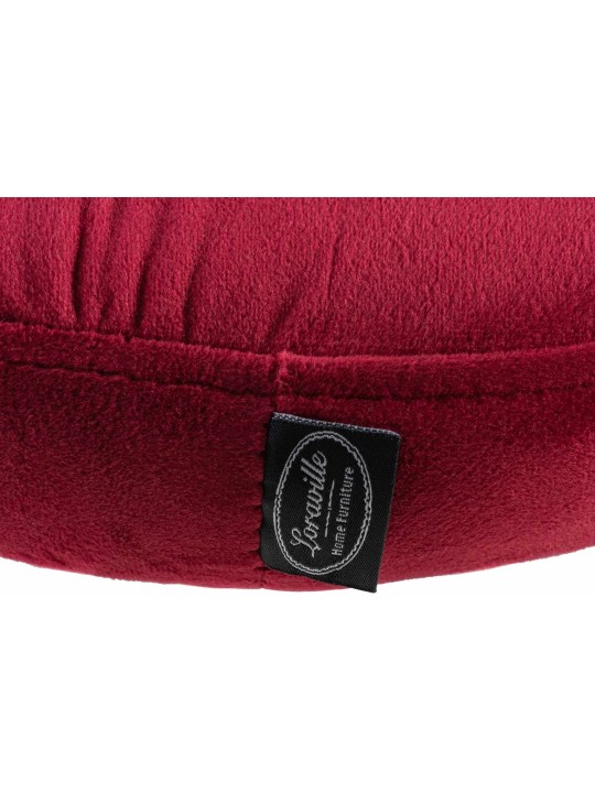 Set van 2 barkrukken Ponte fluweel, rood