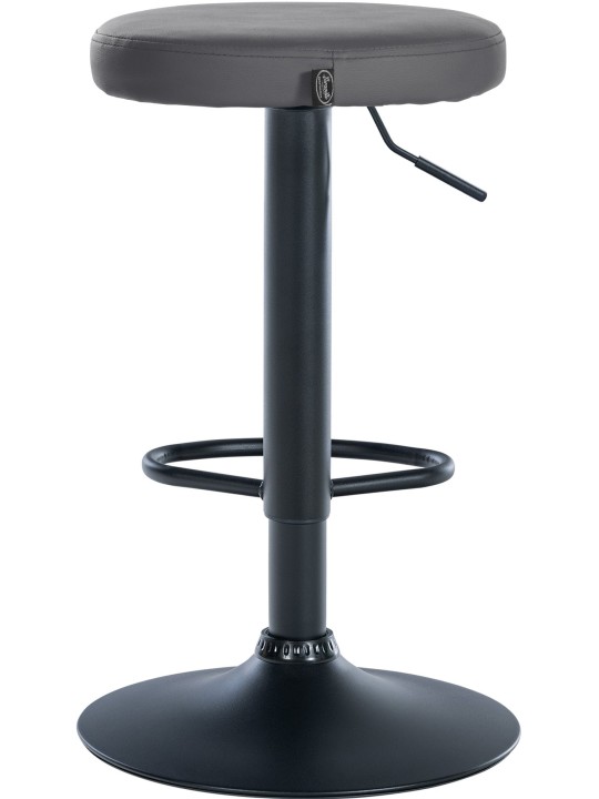 Set van 2 barkrukken Ponte kunstleer, grijs Set van 2 barkrukken Ponte kunstleer, grijs