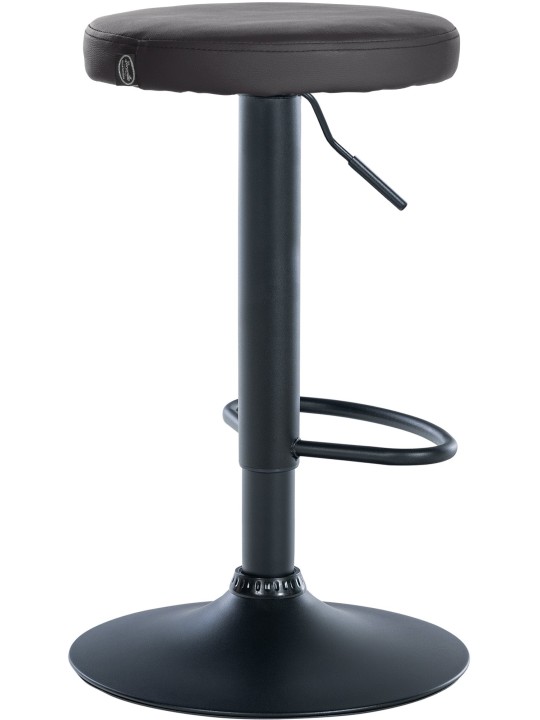 Set van 2 barkrukken Ponte kunstleer, zwart Set van 2 barkrukken Ponte kunstleer, zwart