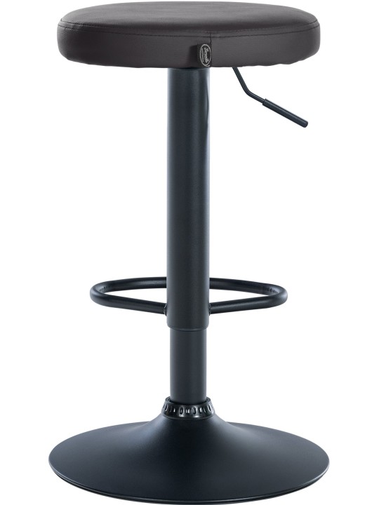 Set van 2 barkrukken Ponte kunstleer, zwart Set van 2 barkrukken Ponte kunstleer, zwart