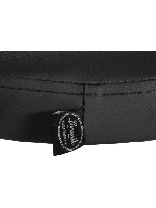 Set van 2 barkrukken Ponte kunstleer, zwart Set van 2 barkrukken Ponte kunstleer, zwart